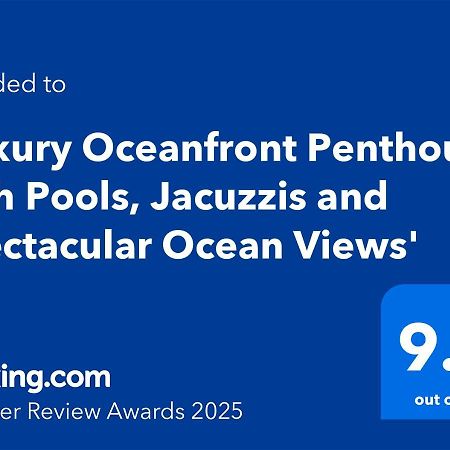 'Luxury Oceanfront Penthouse With Pools, Jacuzzis And Spectacular Ocean Views' Rosarito Exterior foto
